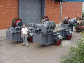 Posizionatore a rulli 650 Ton
