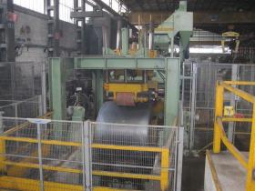 Linea di sabbiatura coil 1580 x 10 mm. aspo doppio 30 ton. + aspo sbalzo con supporto 30 ton. Linea di sabbiatura coil 1580 x 10 mm. aspo doppio 30 ton. + aspo sbalzo con supporto 30 ton.