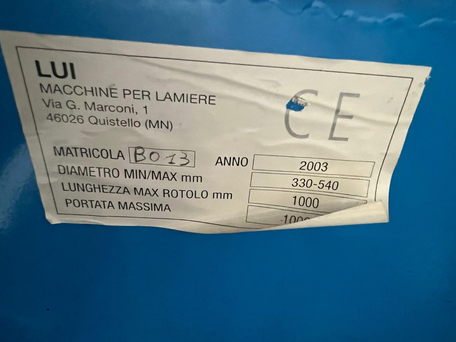 ASPO LUI PORTATA 1000 KG