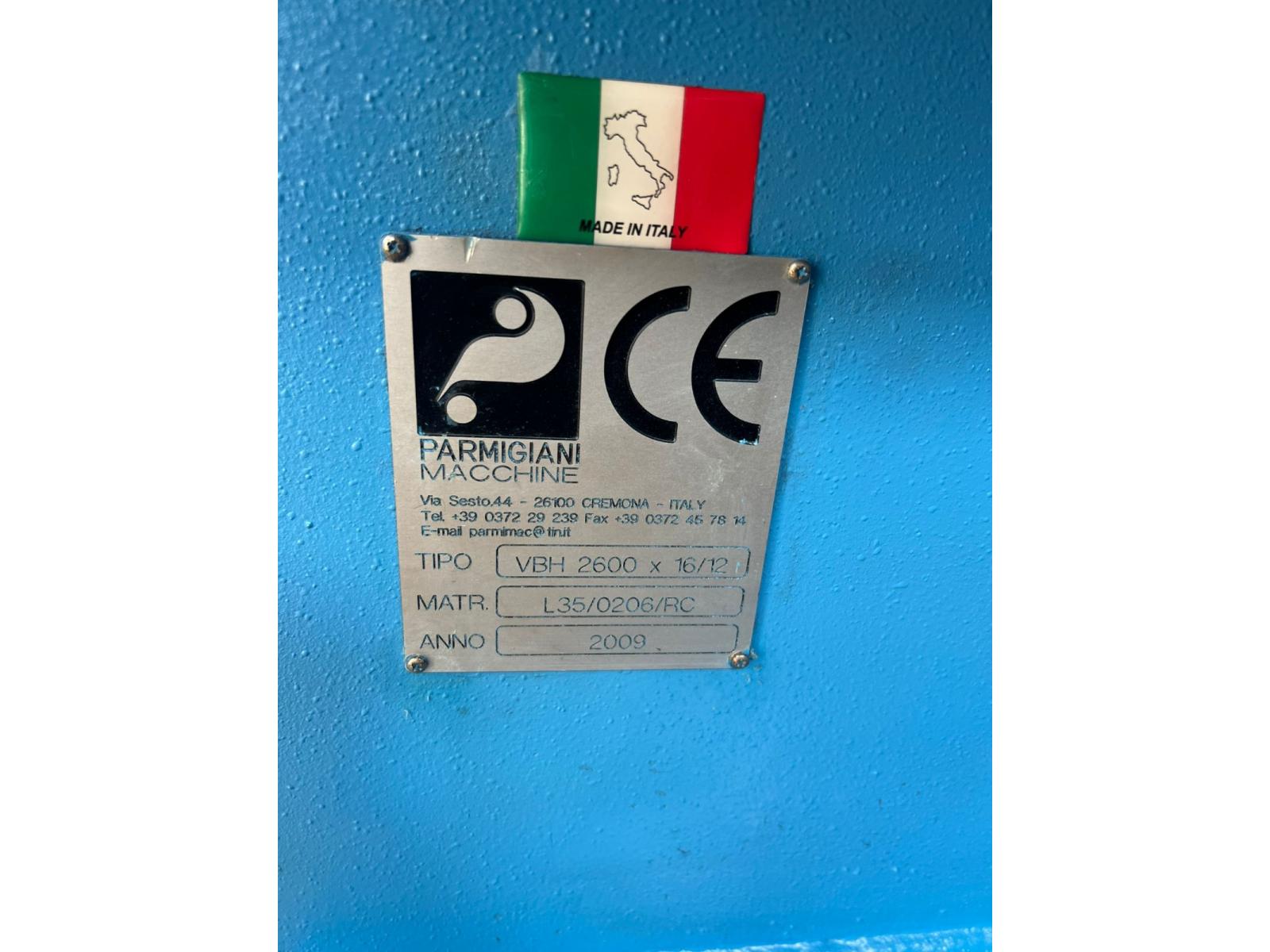 CALANDRA PARMIGIANI 2600 X16 fe e 12 inox