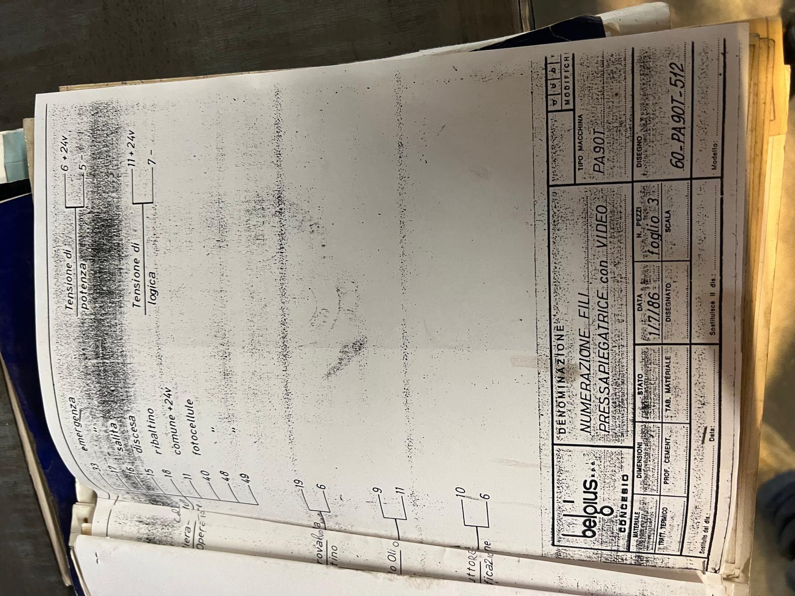 CALANDRA PER LATTONERIA 8550 MM DIAMETRO 50 MM