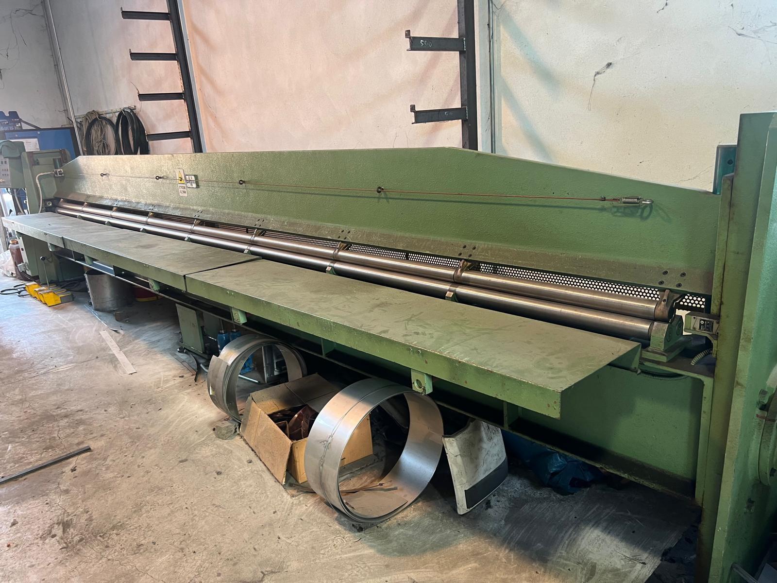 Calandra per lattoneria belgius 6000mm per diametro rulli 60 mm