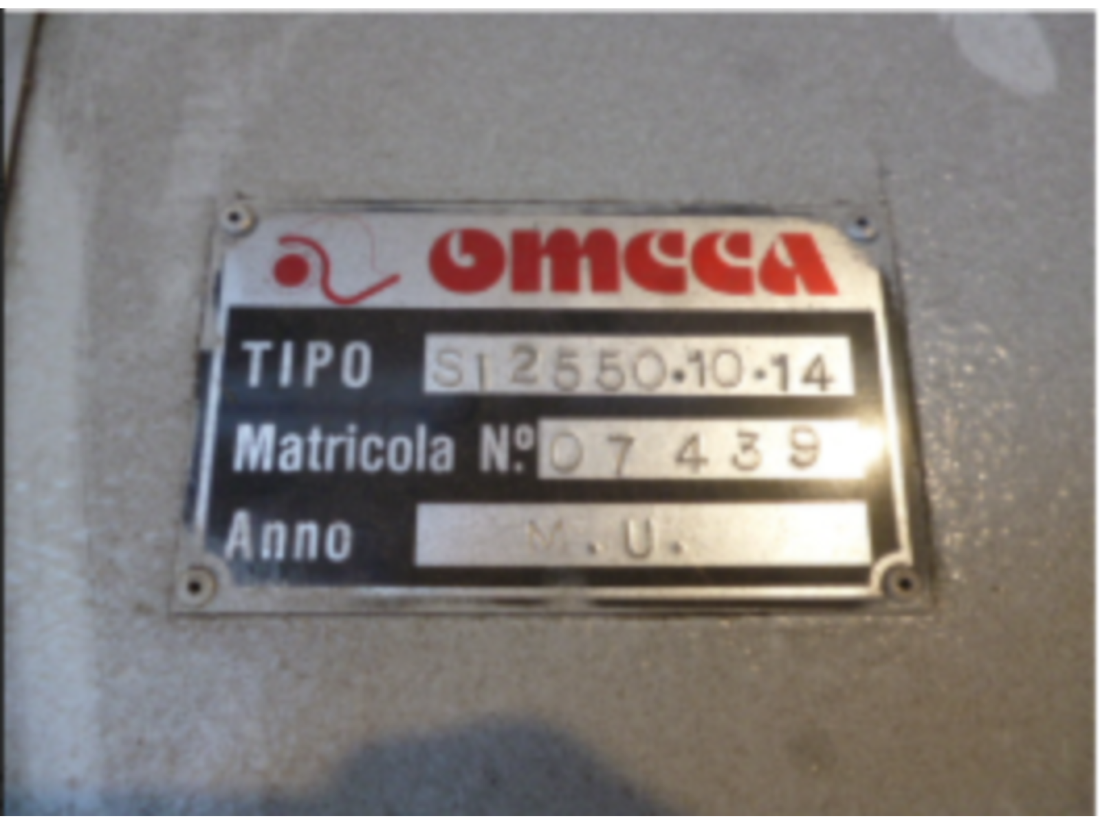 CALANDRA 3 RULLI OMCA 2500 X 14mm