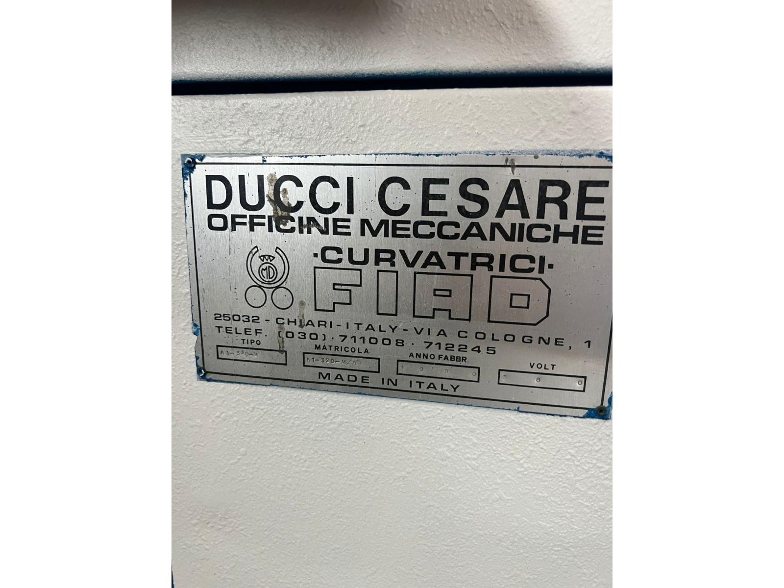 CALANDRA A TRE RULLI DUCCI 2000 x 6 mm