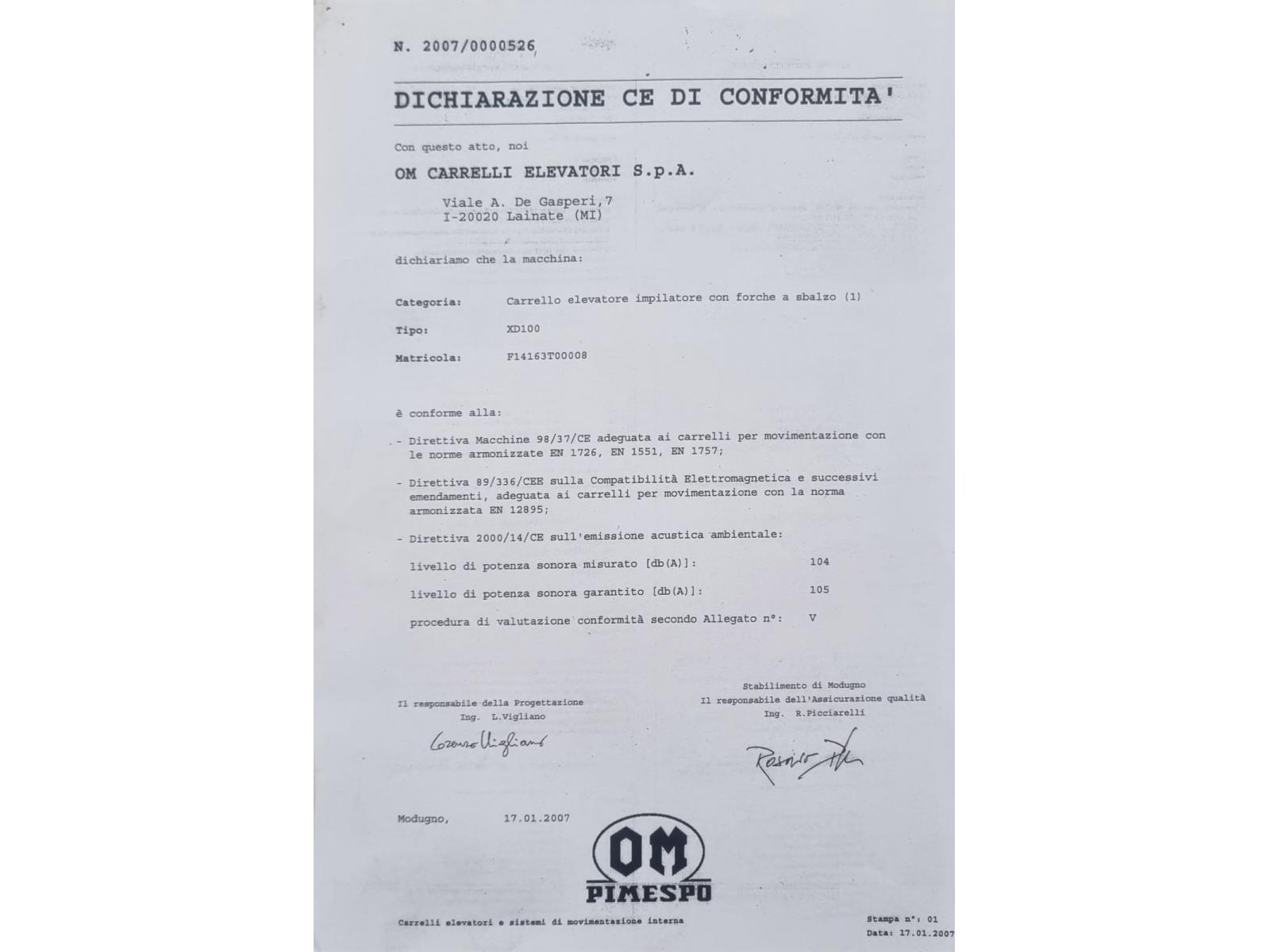 Carrello OM XD/100 quintali