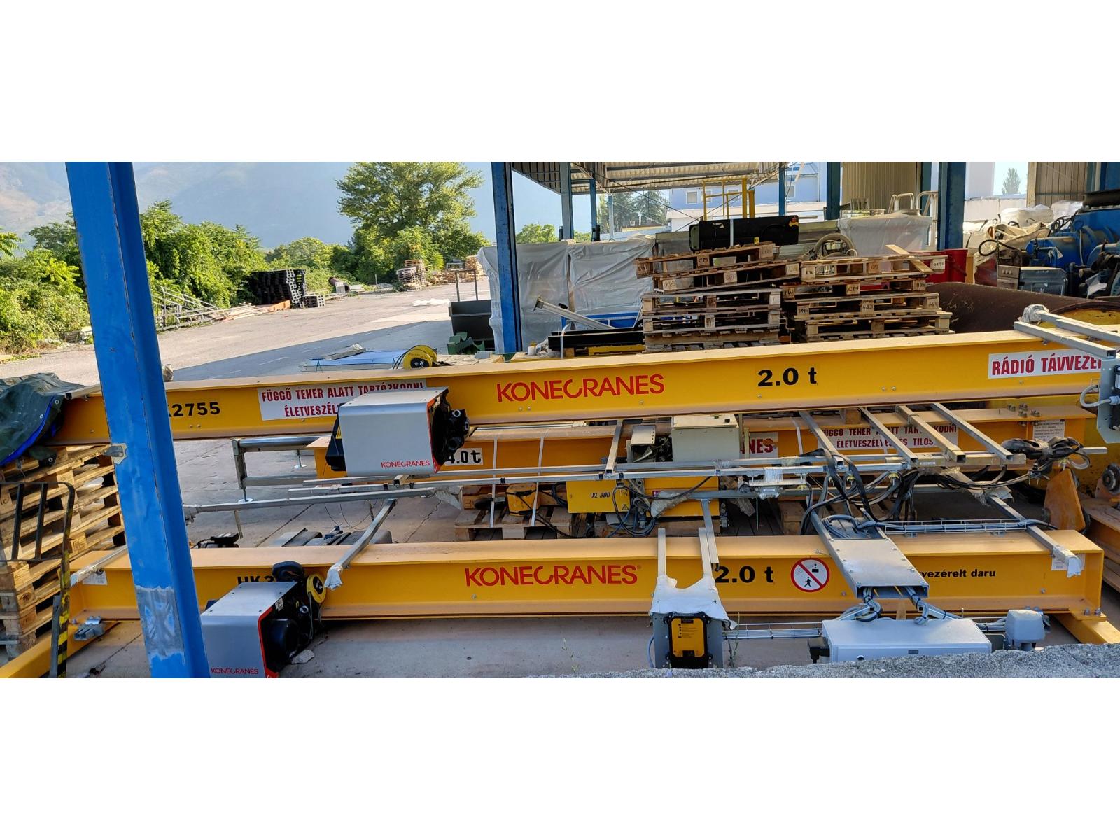 03 CARRIPONTE KONECRANES DA 2 E 4 TON SCARTAMENTO DA 5.5 A 9 METRI