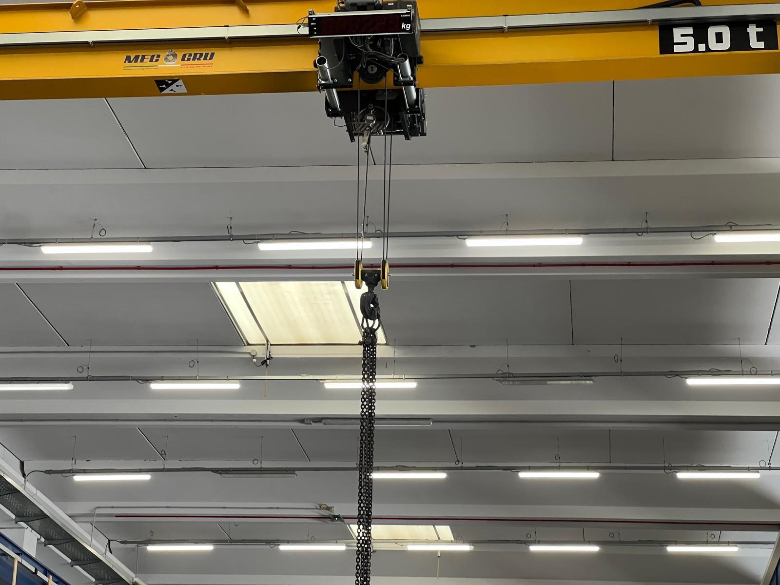03 CARRIPONTE MONOTRAVE MEC GRU PORTATA 5 TON SCARTAMENTO 11500 MM