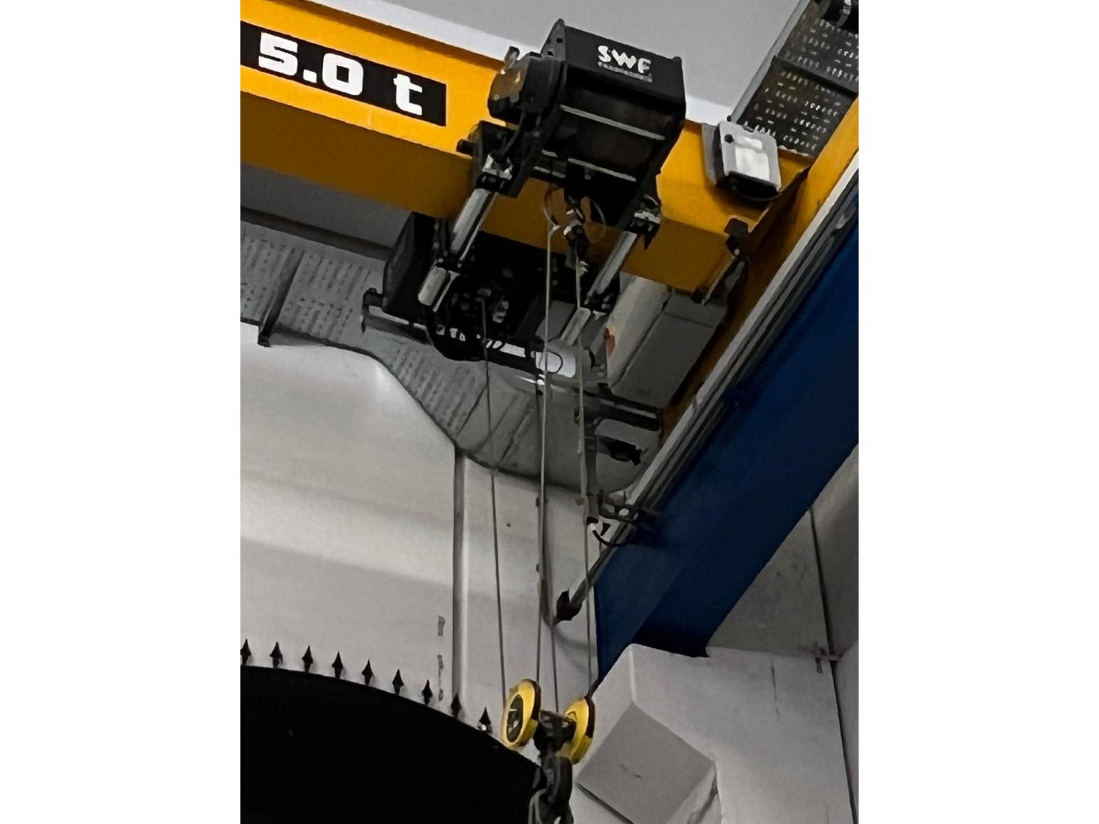 03 CARRIPONTE MONOTRAVE MEC GRU PORTATA 5 TON SCARTAMENTO 11500 MM