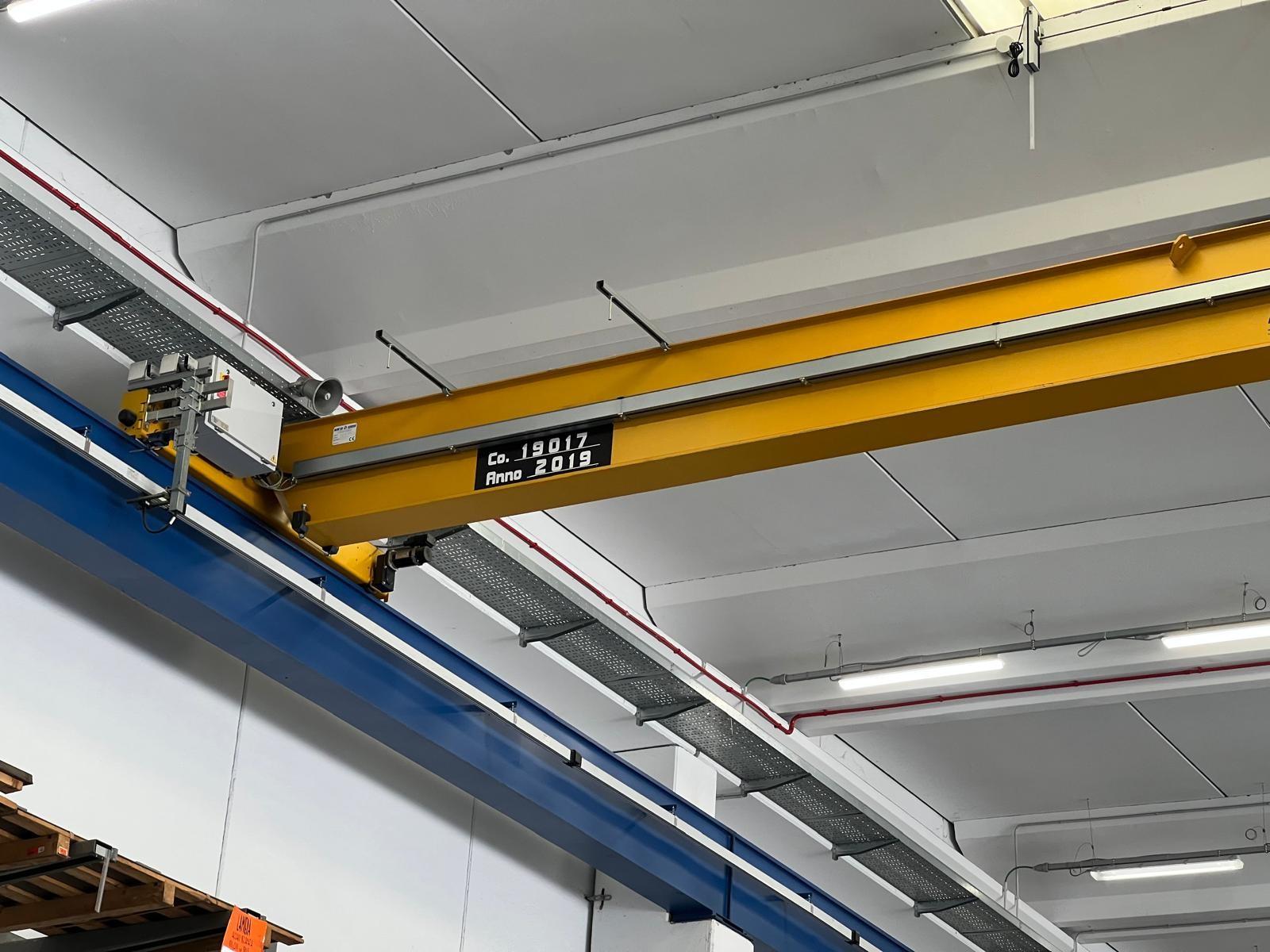 03 CARRIPONTE MONOTRAVE MEC GRU PORTATA 5 TON SCARTAMENTO 11500 MM