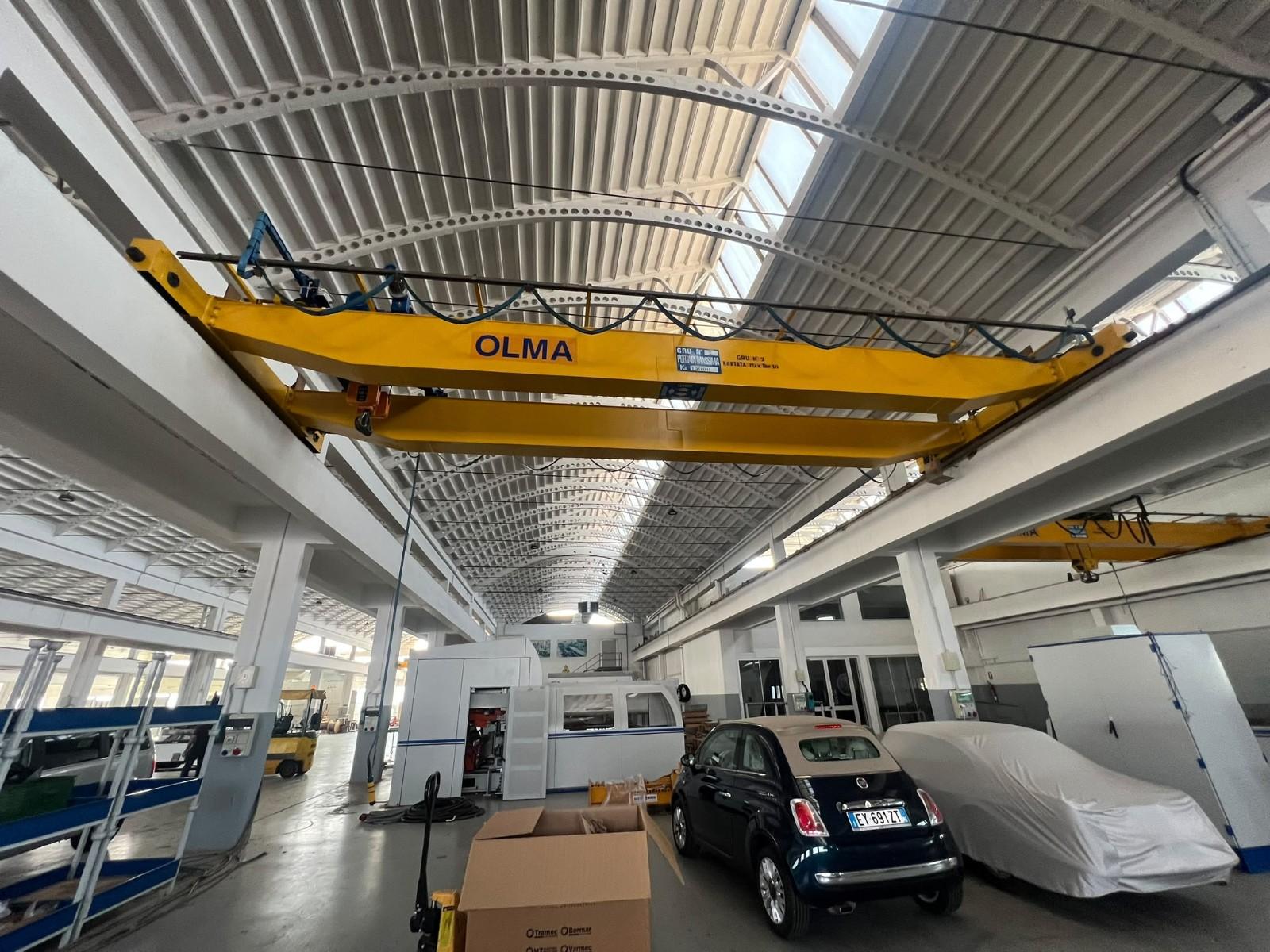 NR 10 CARRIPONTE  SCARTAMENTO 9900 MM PORTATA 10 TON e 5 TON