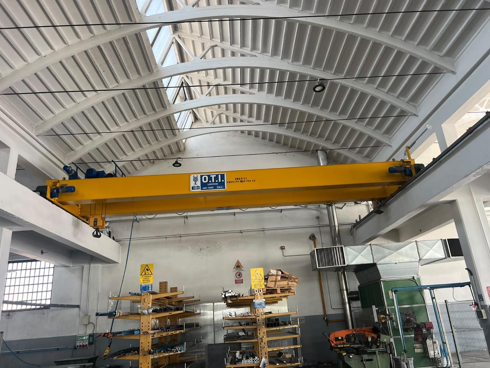 NR 10 CARRIPONTE  SCARTAMENTO 9900 MM PORTATA 10 TON e 5 TON