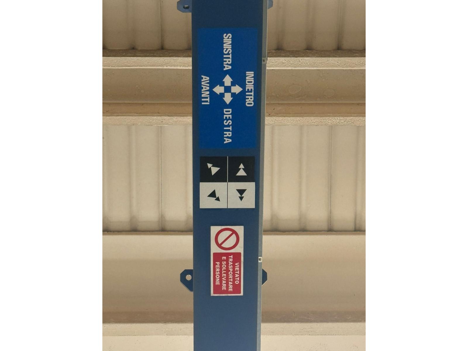 CARROPONTE MONOTRAVE MEC 2 TON SCARTAMENTO 16.200MM CIRCA