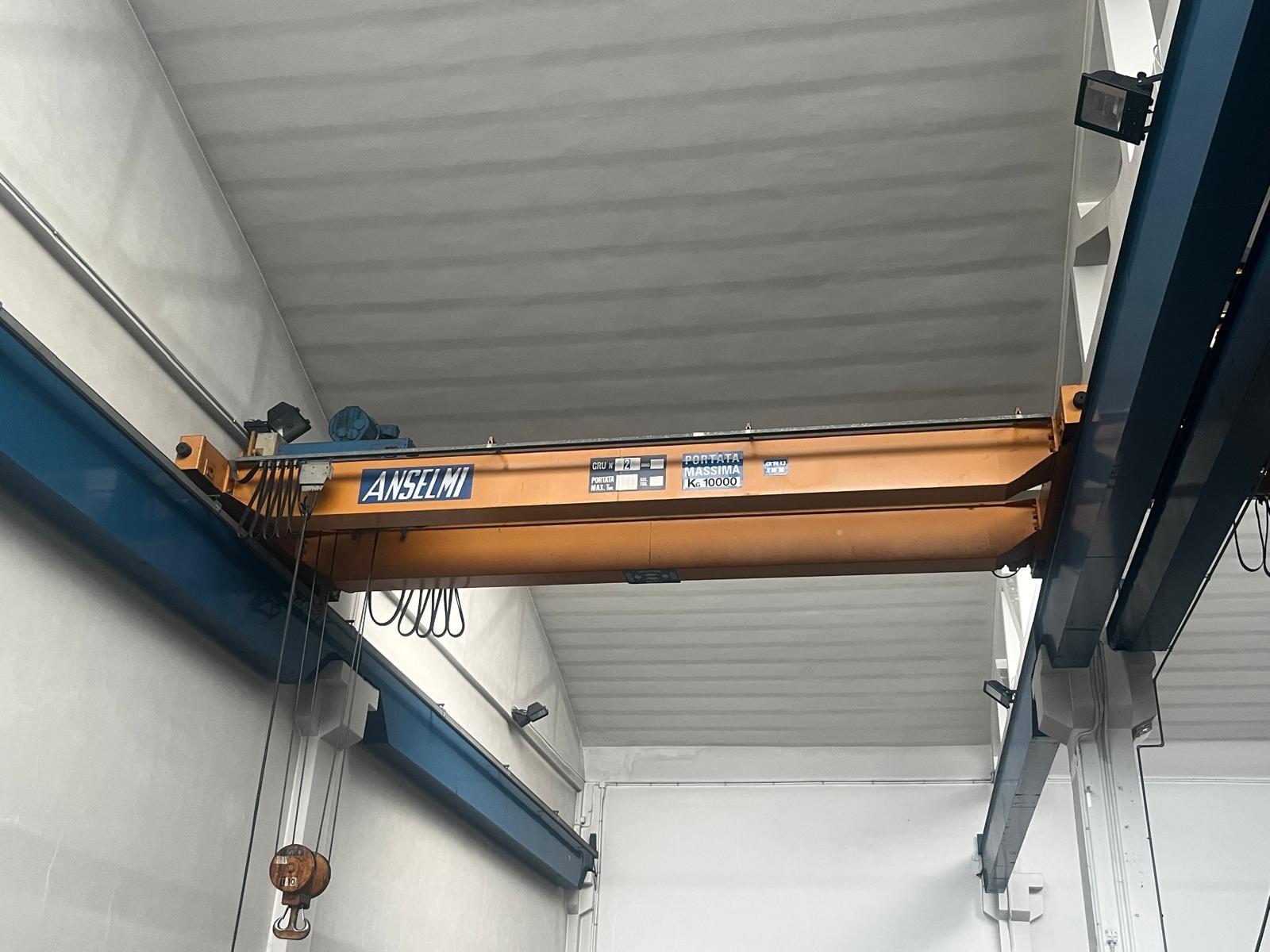 CARROPONTE BITRAVE ANSELMI 10 TON SCARTAMENTO 7135 MM