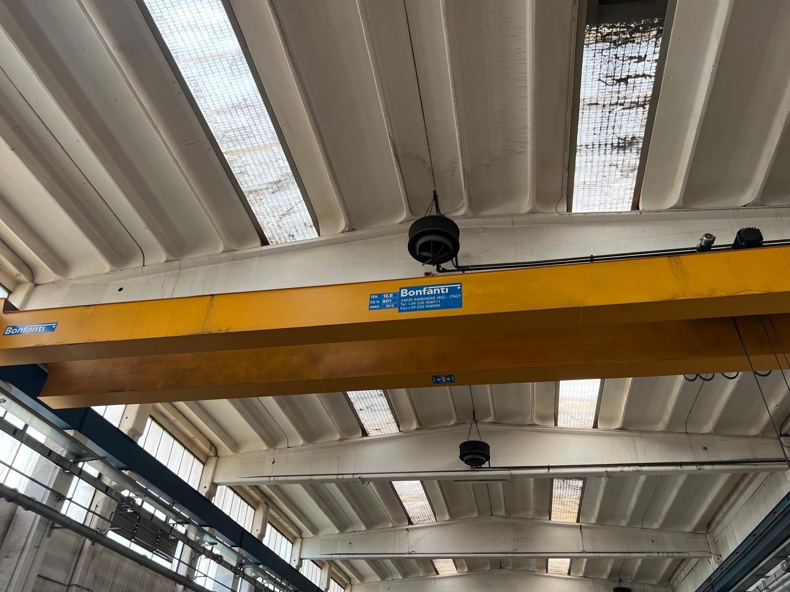 CARROPONTE BITRAVE BONFANTI 12.5 TON SCARTAMENTO 16240 MM