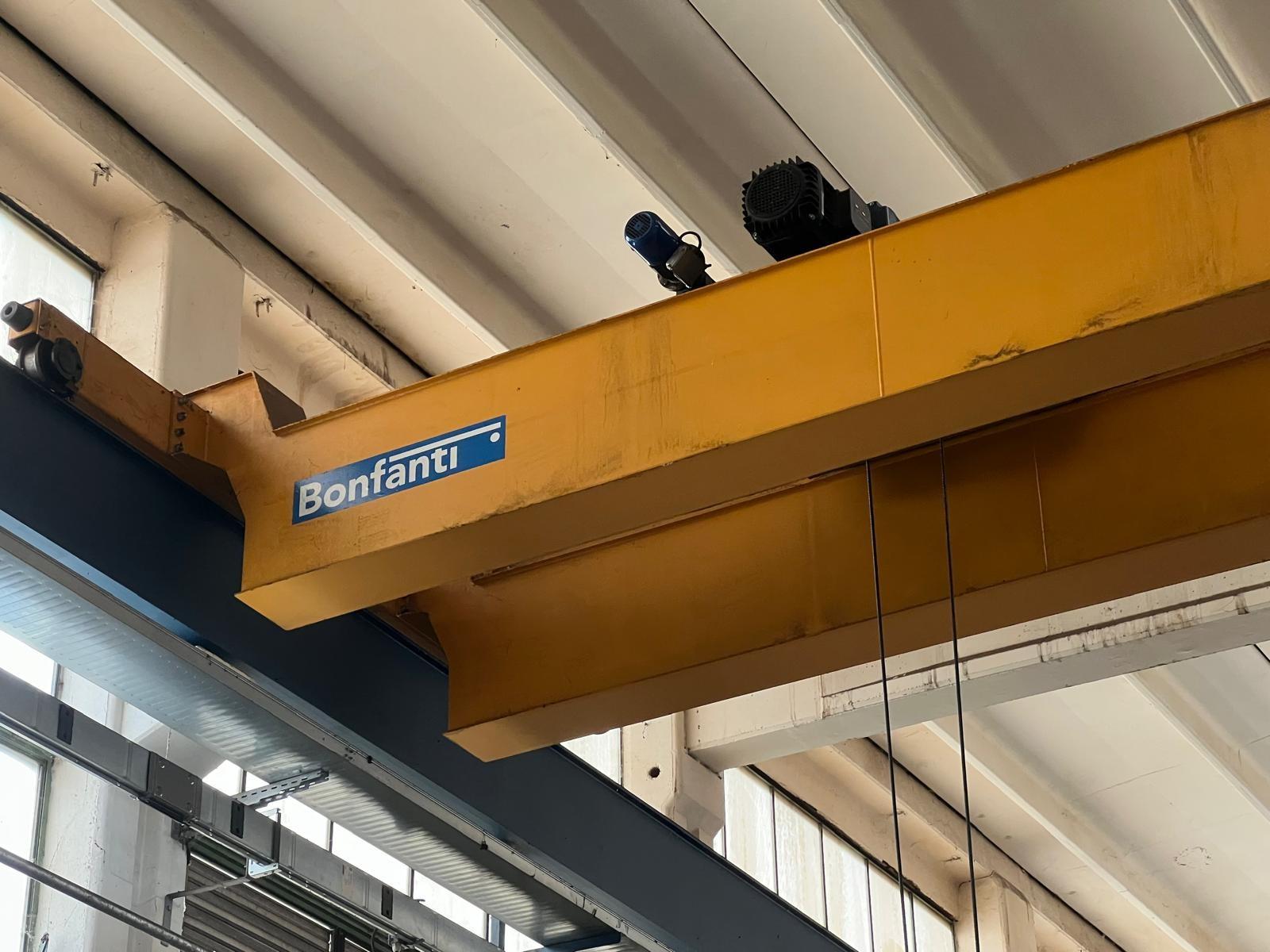 01 CARROPONTE BITRAVE BONFANTI 6.3 TON  SCARTAMENTO 16240 MM