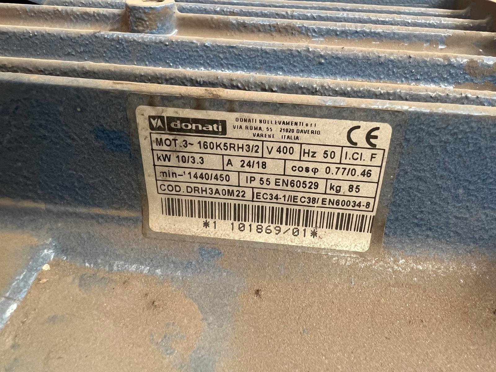 01 CARROPONTE BITRAVE BONFANTI 6.3 TON  SCARTAMENTO 16240 MM