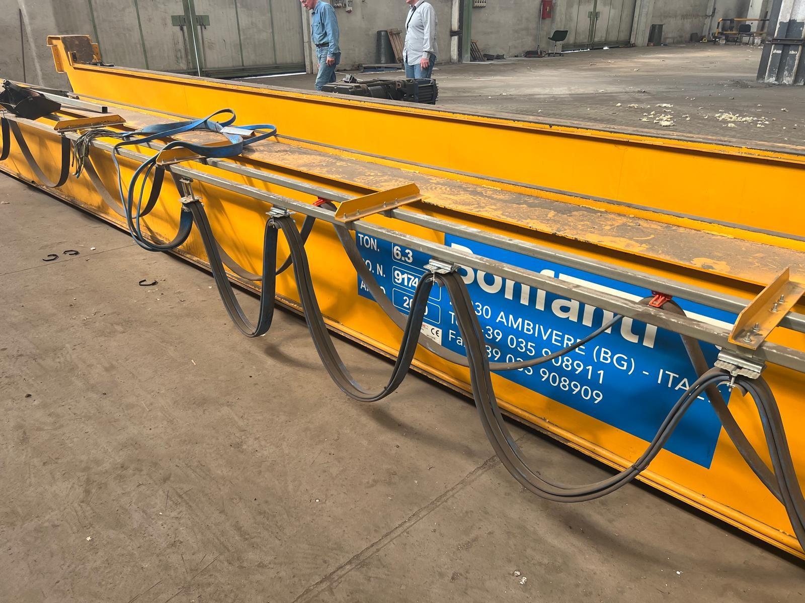 01 CARROPONTE BITRAVE BONFANTI 6.3 TON  SCARTAMENTO 16240 MM