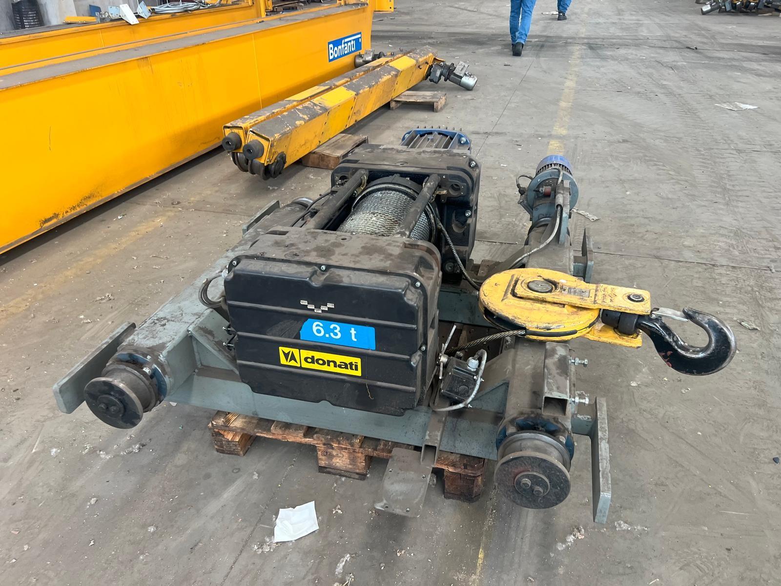 01 CARROPONTE BITRAVE BONFANTI 6.3 TON  SCARTAMENTO 16240 MM
