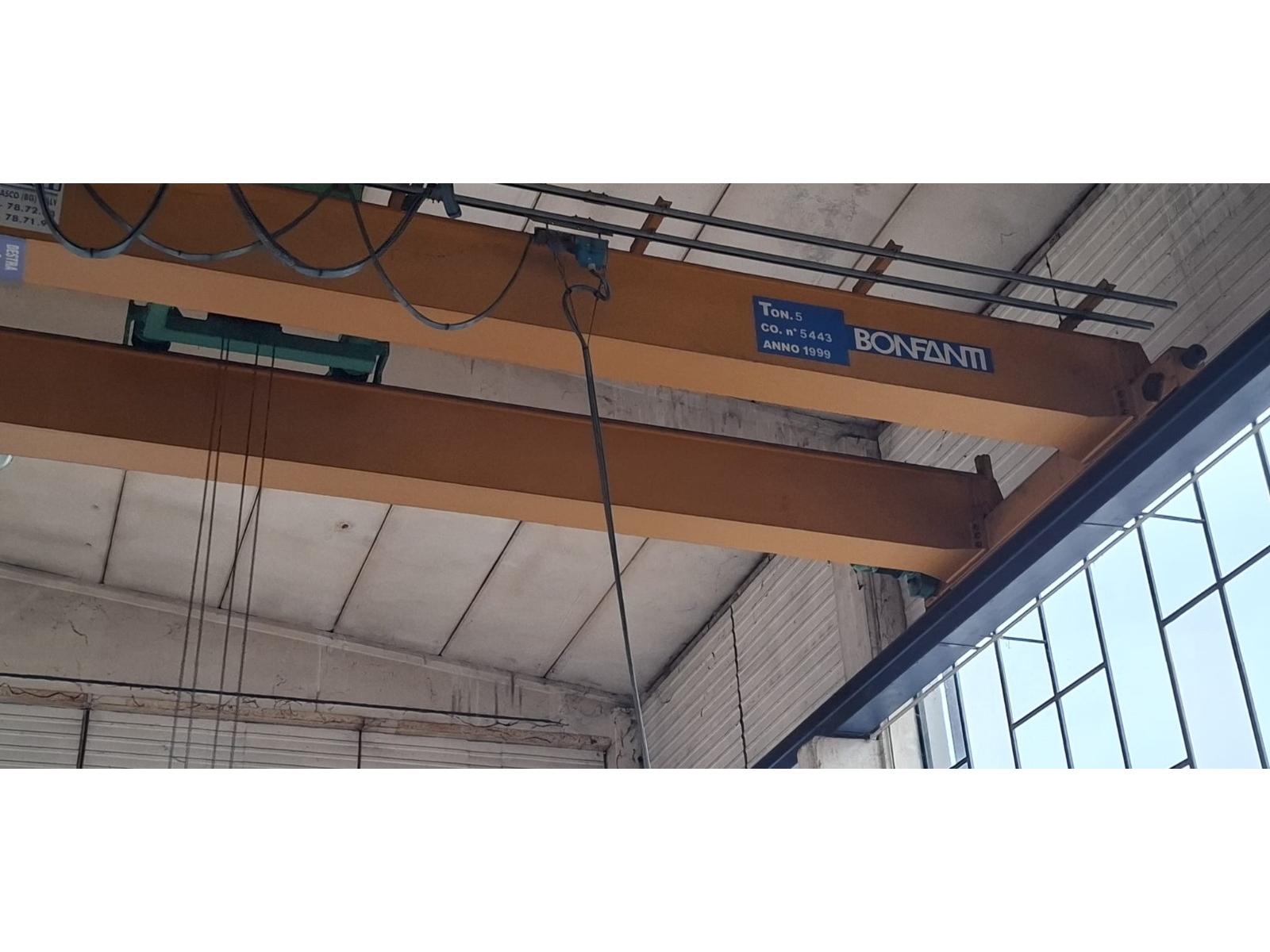 CARROPONTE BITRAVE BONFANTI 5 TON SCARTAMENTO