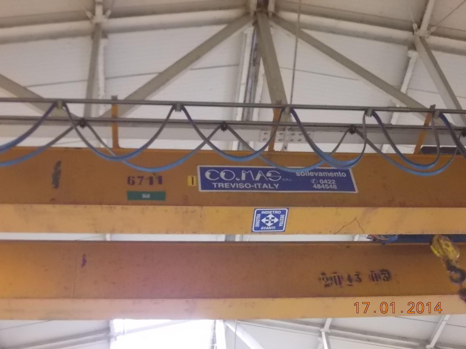 CARROPONTE BITRAVE COMAS 5 TON SCARTAMENTO 11360 MM  ANNO 2003