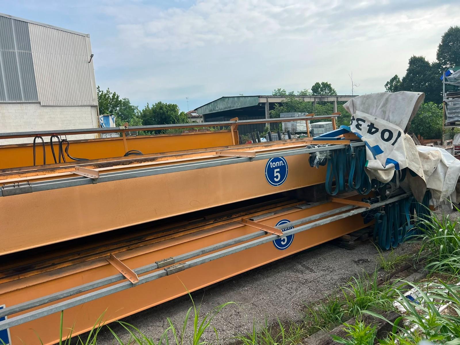 CARROPONTE BITRAVE COMAS 5 TON SCARTAMENTO 14000MM