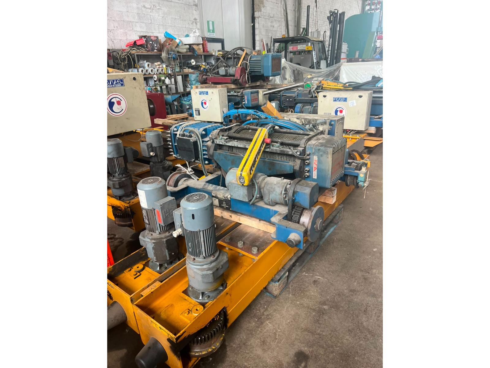 CARROPONTE BITRAVE COMAS 5 TON SCARTAMENTO 14000MM