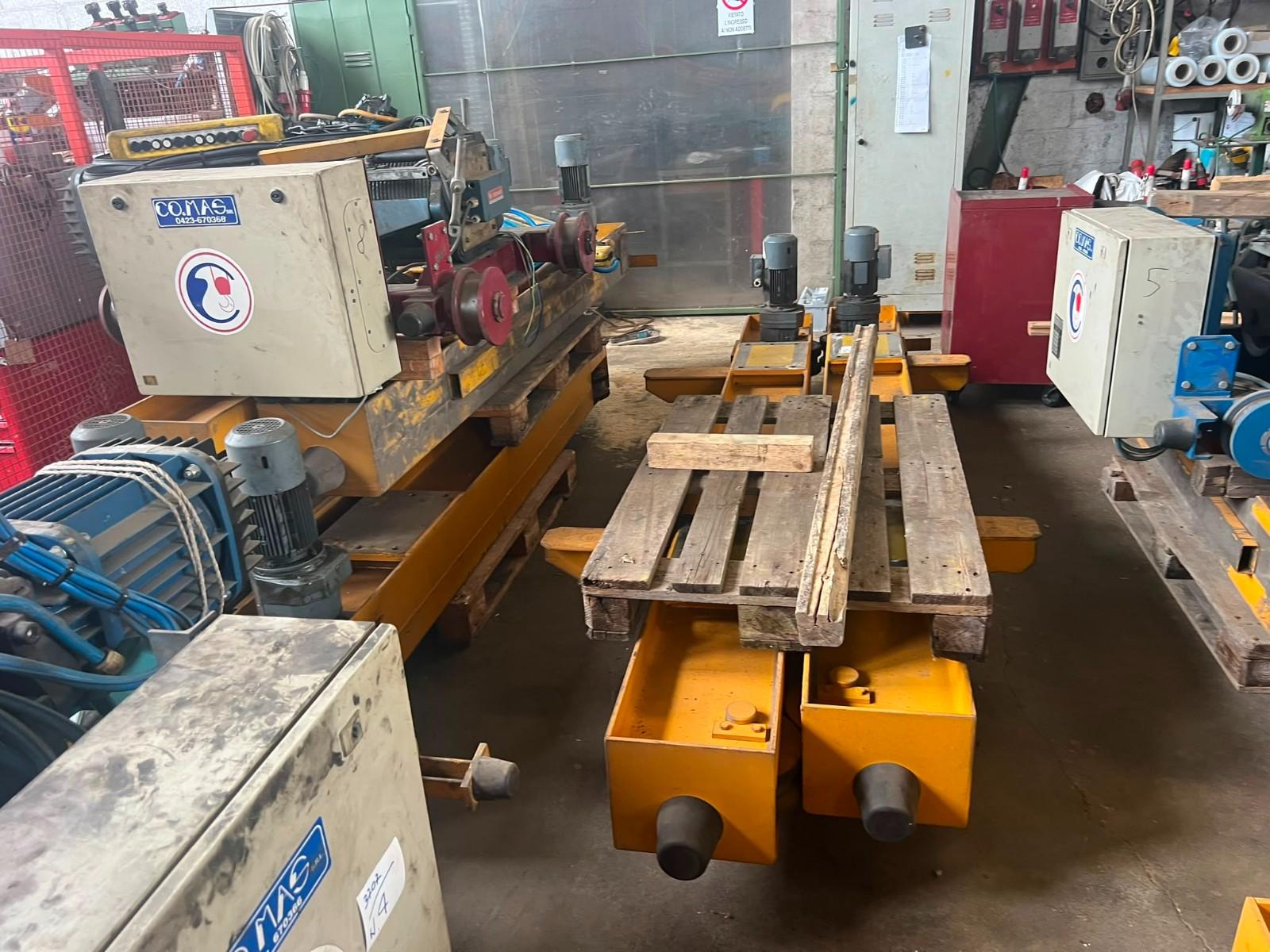 CARROPONTE BITRAVE COMAS 5 TON SCARTAMENTO 14000MM