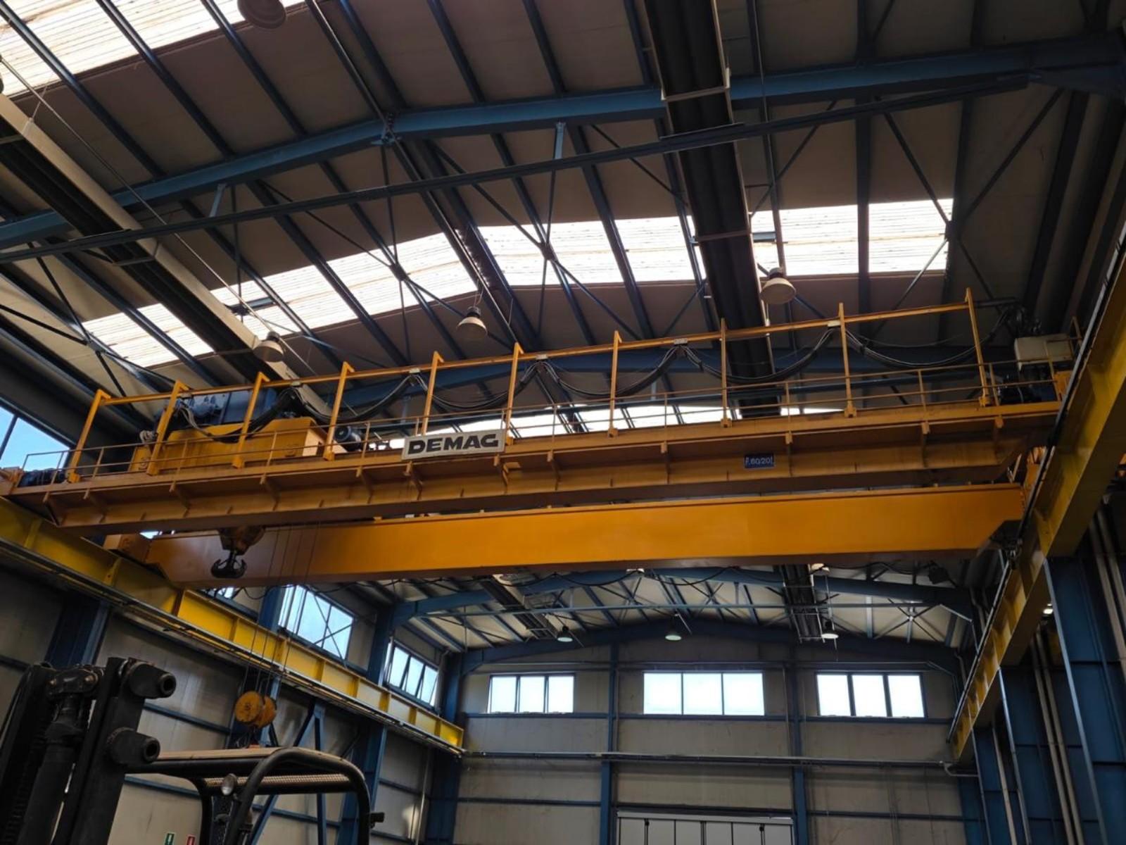 CARROPONTE BITRAVE DEMAG 60 +20 TON SCARTAMENTO 20000MM