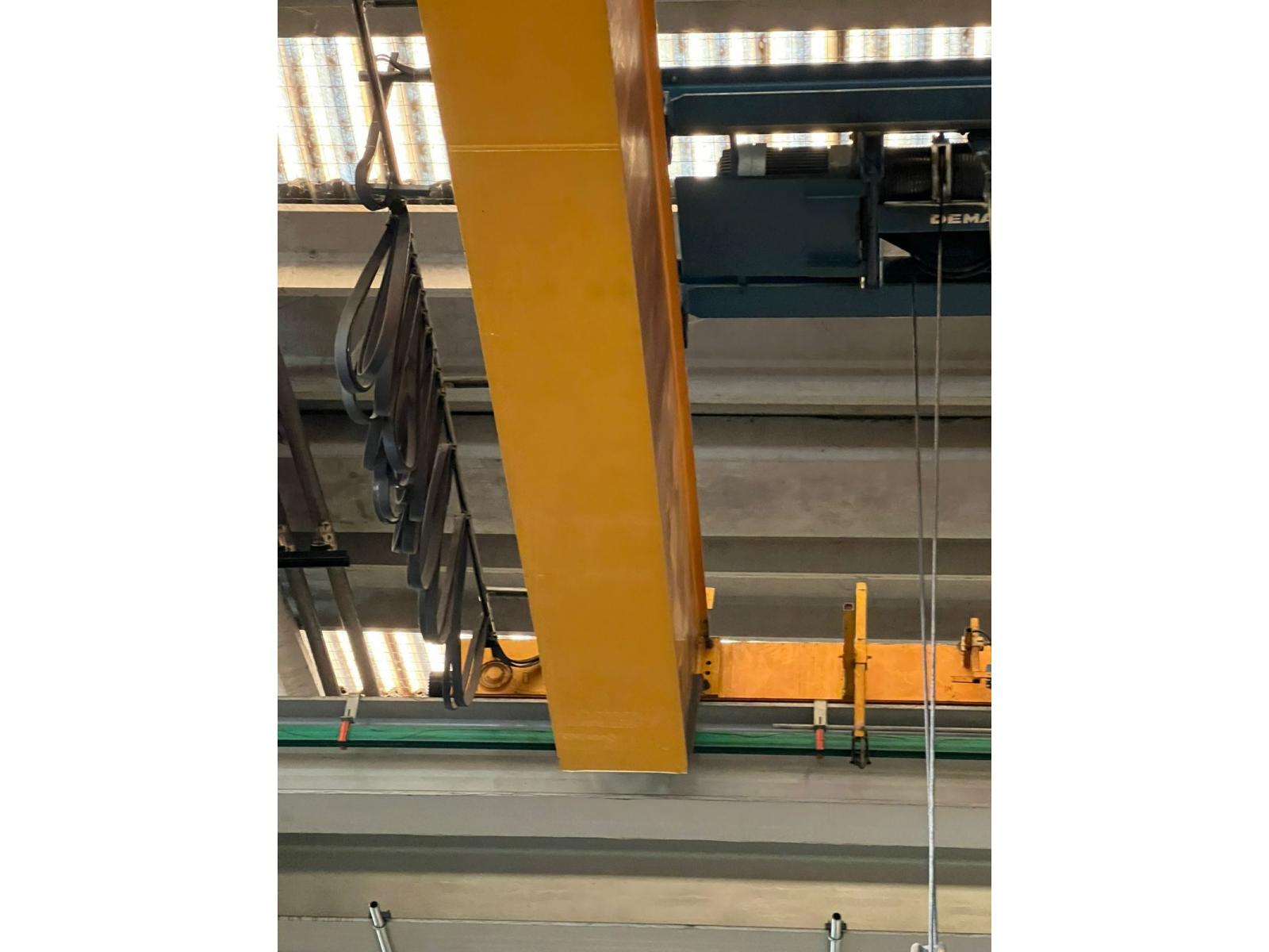 CARROPONTE BITRAVE DEMAG 10 TON  SCARTAMENTO 24630 MM