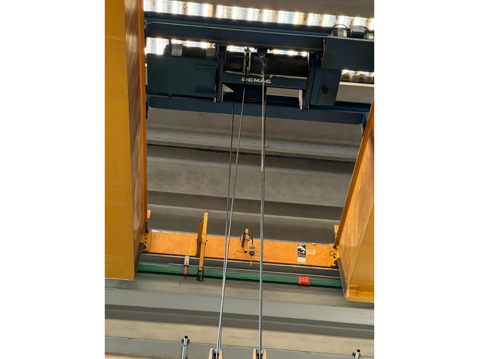 CARROPONTE BITRAVE DEMAG 10 TON  SCARTAMENTO 24630 MM