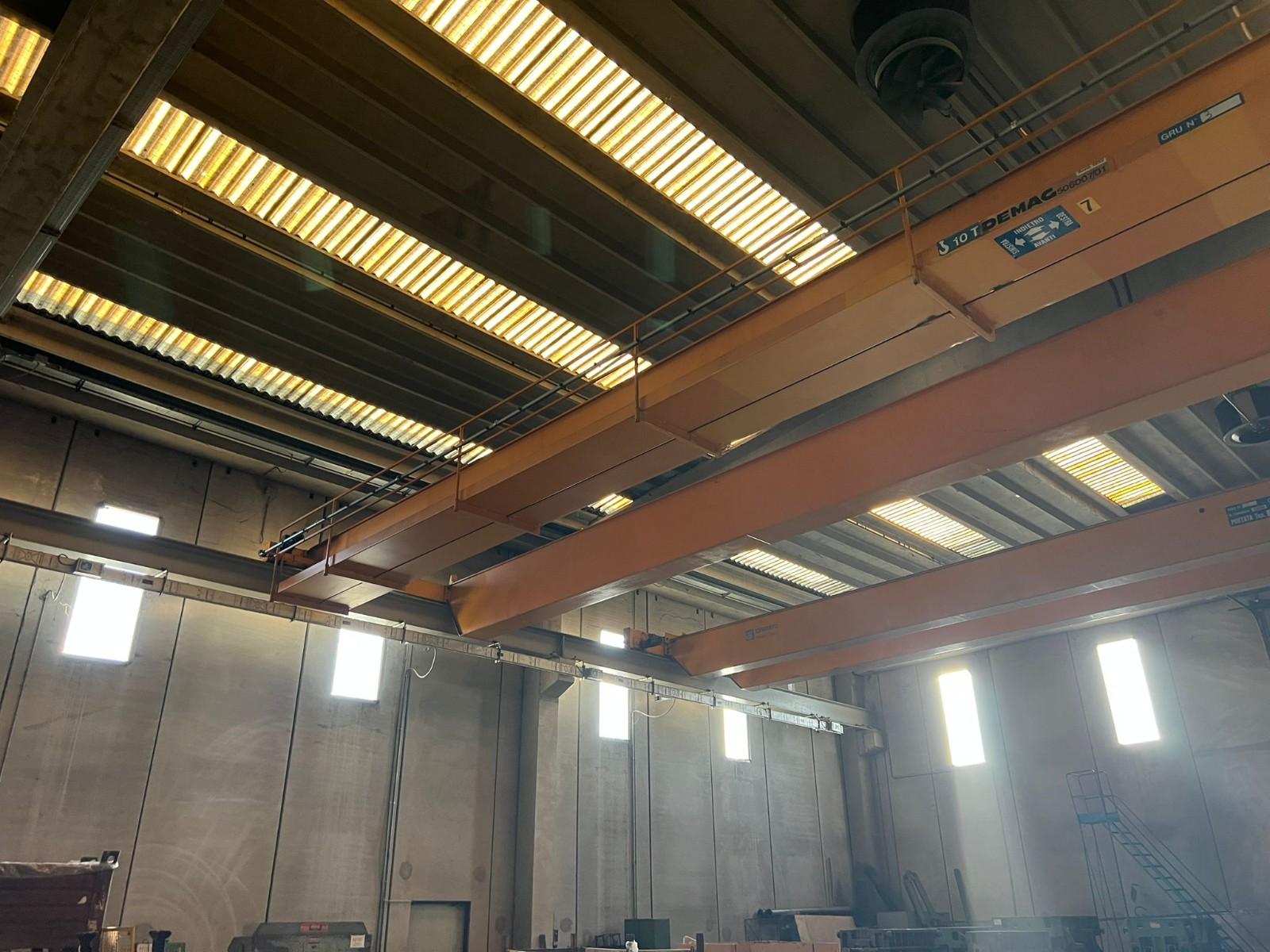 CARROPONTE BITRAVE DEMAG 10 TON  SCARTAMENTO 24630 MM