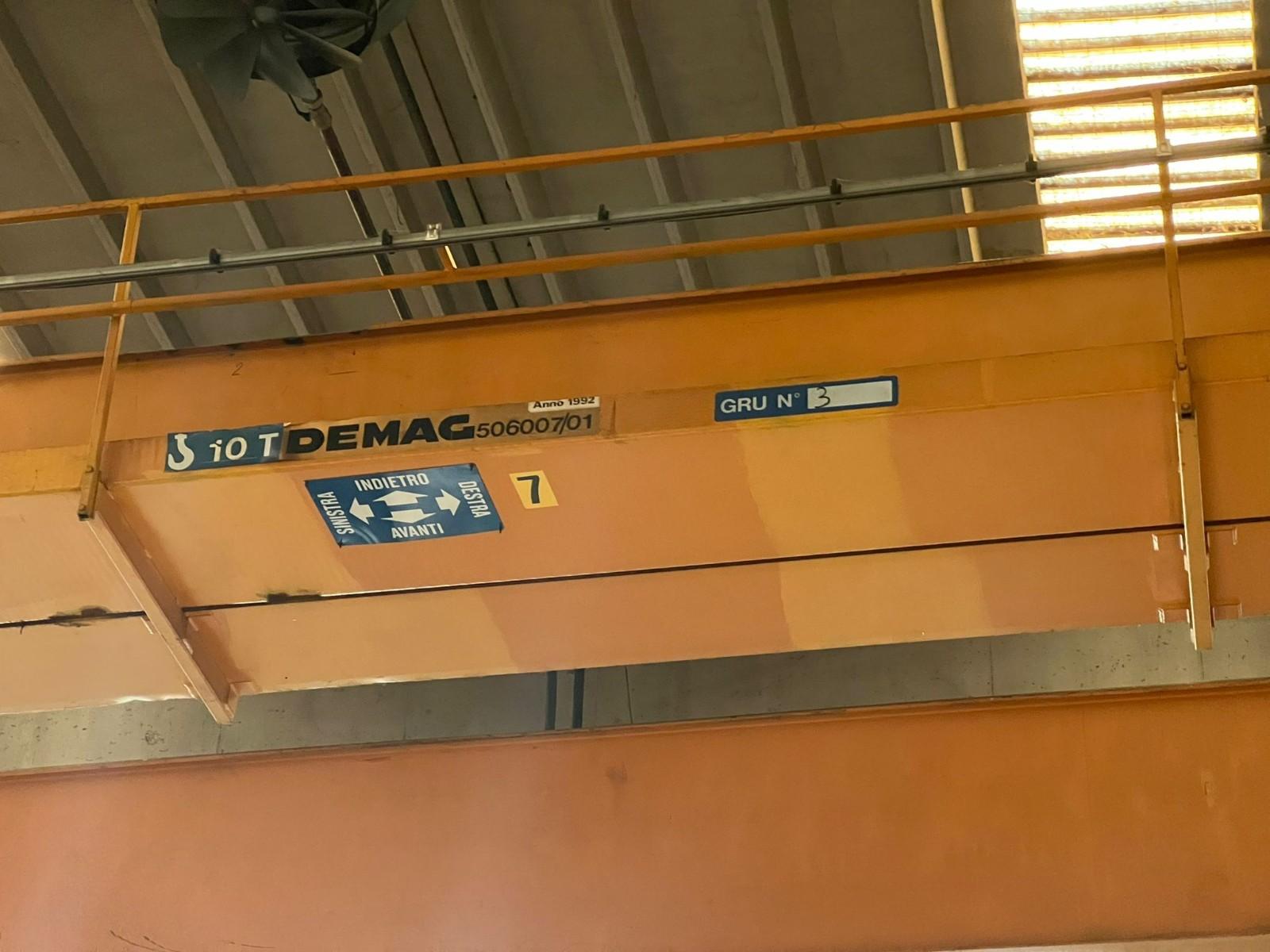 CARROPONTE BITRAVE DEMAG 10 TON  SCARTAMENTO 24630 MM