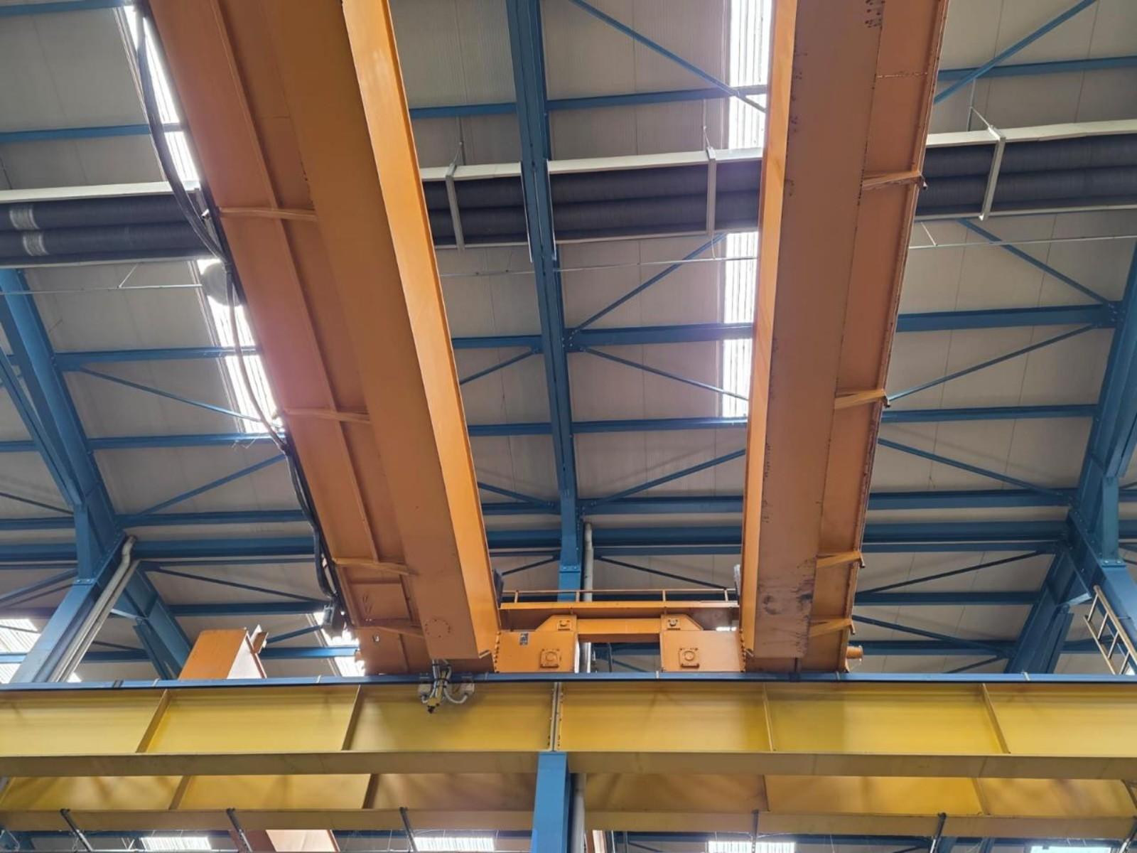 CARROPONTE BITRAVE DEMAG 60 +20 TON SCARTAMENTO 20 MT