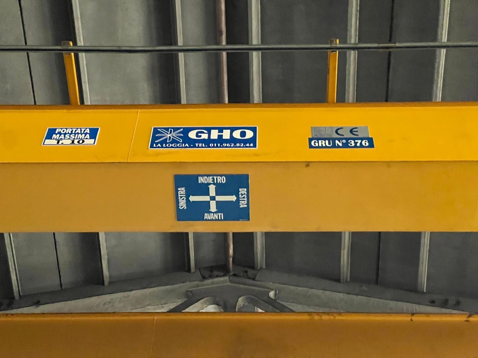 CARROPONTE BITRAVE GHO 10 TON  SCARTAMENTO 11130 MM