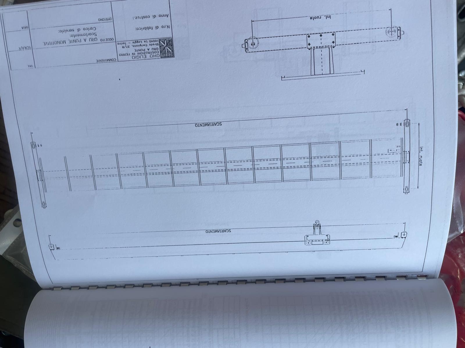 CARROPONTE BITRAVE GHO 10 TON  SCARTAMENTO 11130 MM