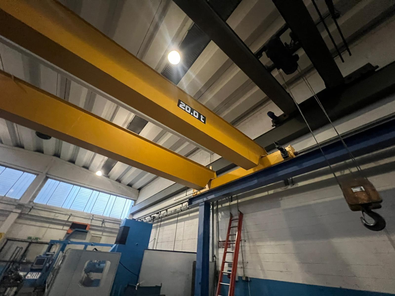 CARROPONTE BITRAVE MEC GRU 20 TON SCARTAMENTO 14150 MM