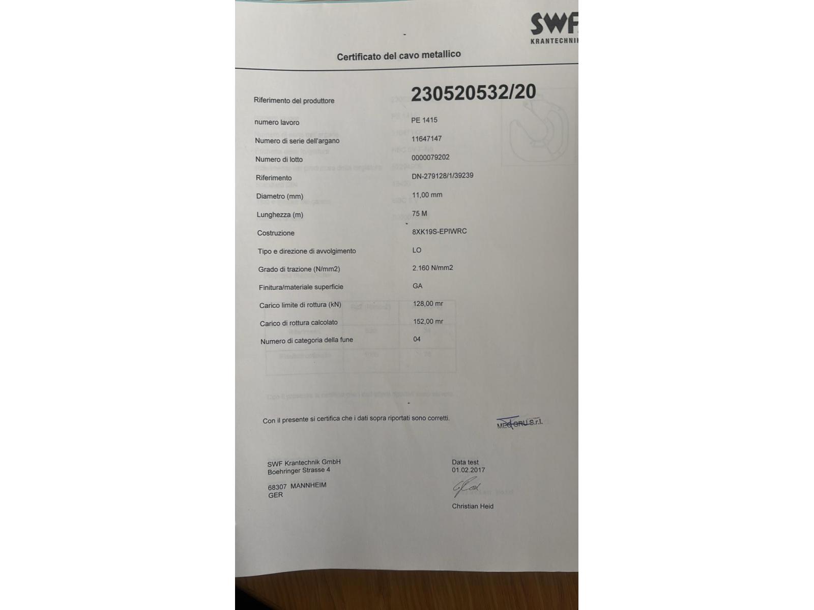 CARROPONTE BITRAVE MEC GRU 20 TON SCARTAMENTO 14150 MM