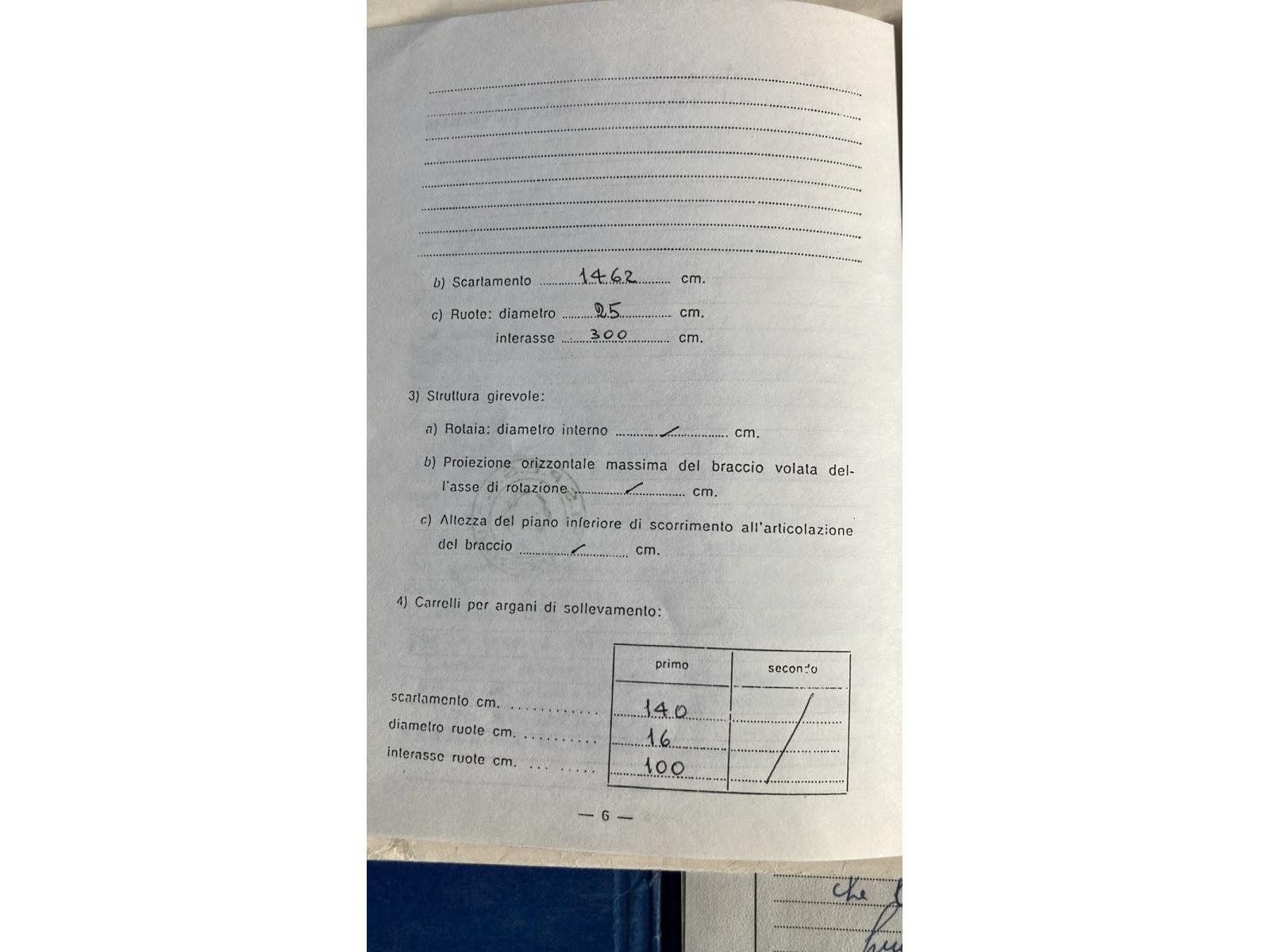 CARROPONTE BITRAVE NADOTTI 5 TON SCARTAMENTO 14620MM ANNO 1991