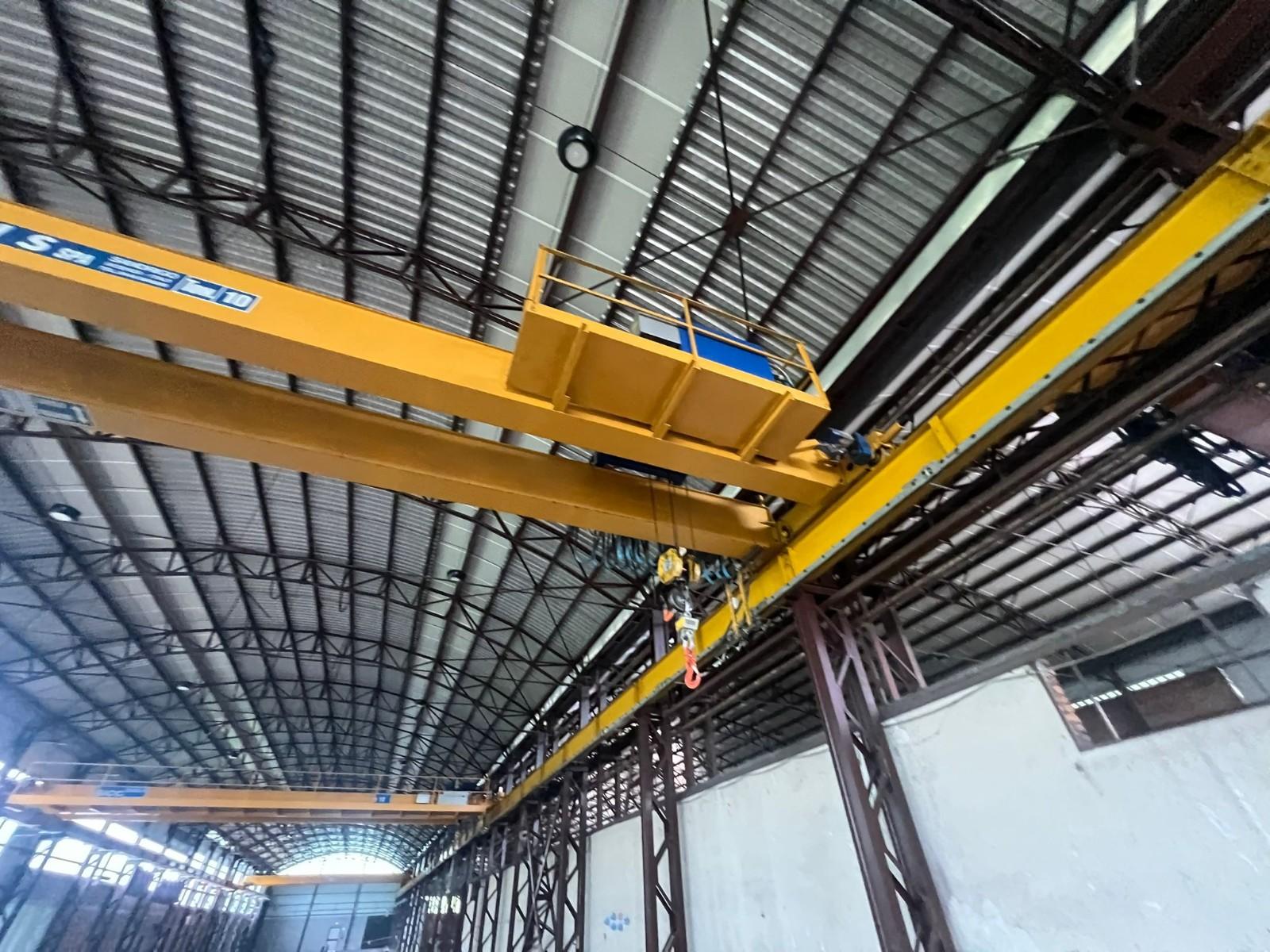 Carroponte bitrave omis anno 2013 portata  10 ton Scartamento 15500 mm