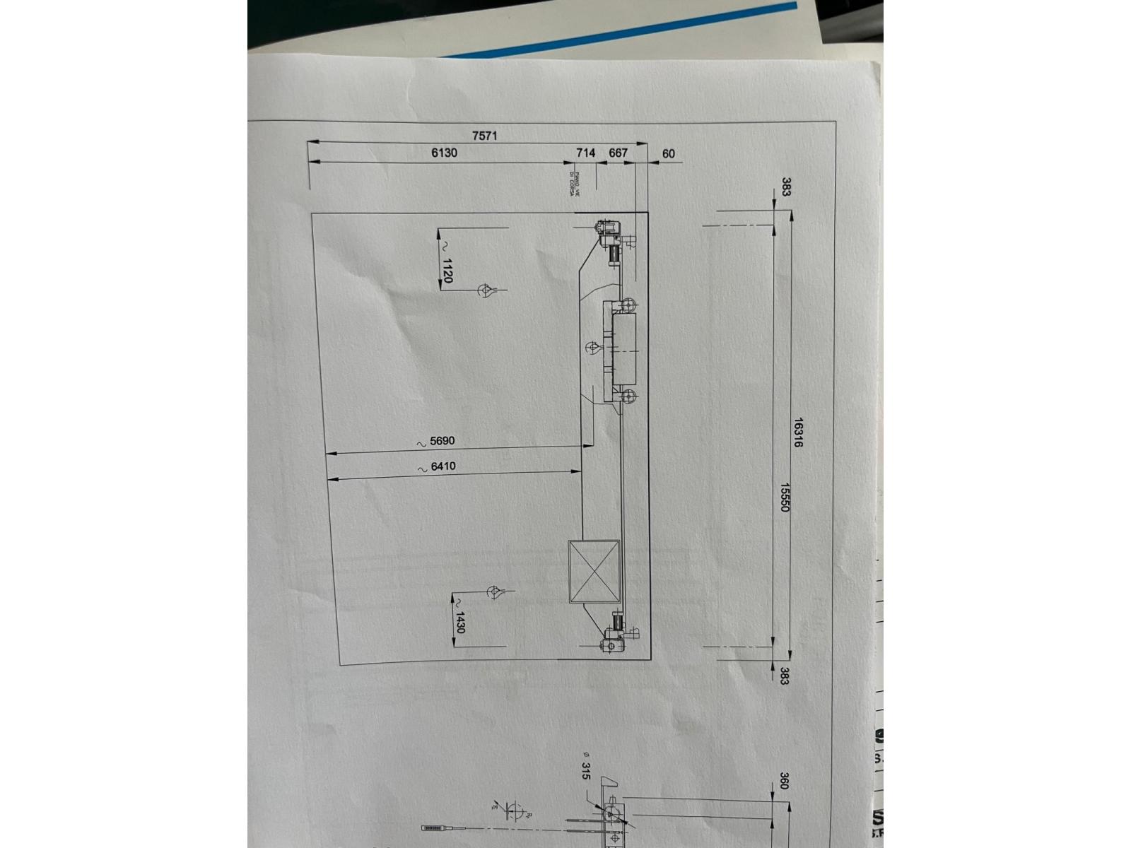 CARROPONTE BITRAVE OMIS GSB 20 TON SCARTAMENTO 15.15