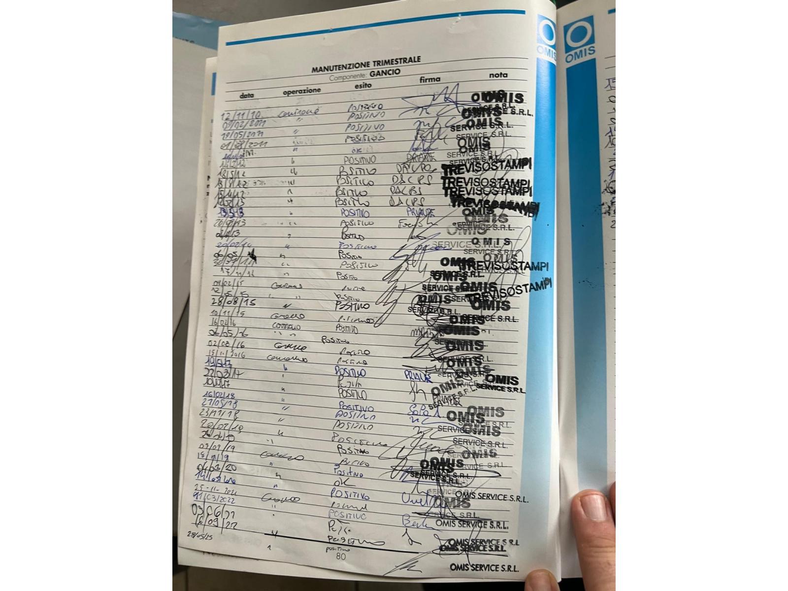 CARROPONTE BITRAVE OMIS GSB 20 TON SCARTAMENTO 15.15