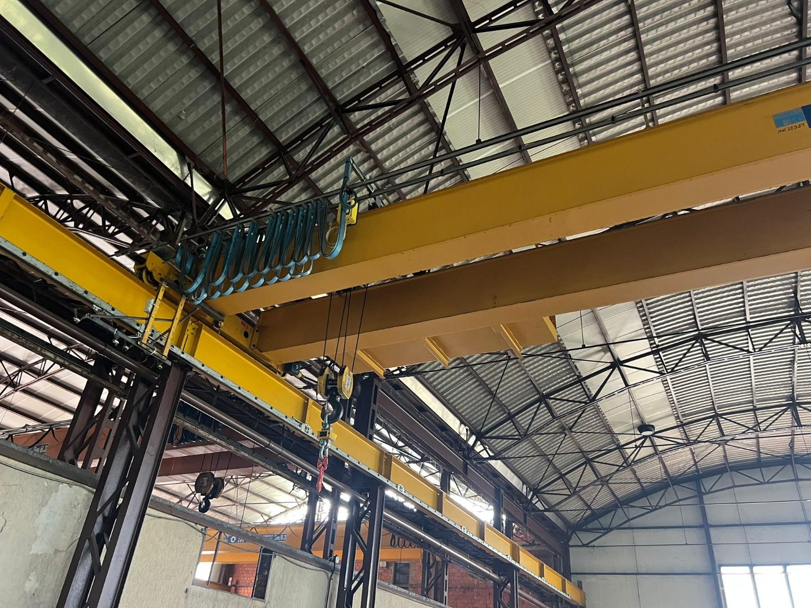 Carroponte bitrave omis portata 10 ton Scartamento 15500 mm Anno 2009