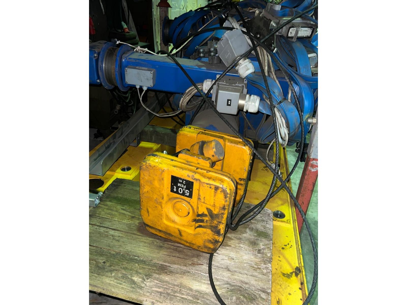 CARROPONTE BITRAVE OMIS 5 TON DA 20000 MM(GIALLO)