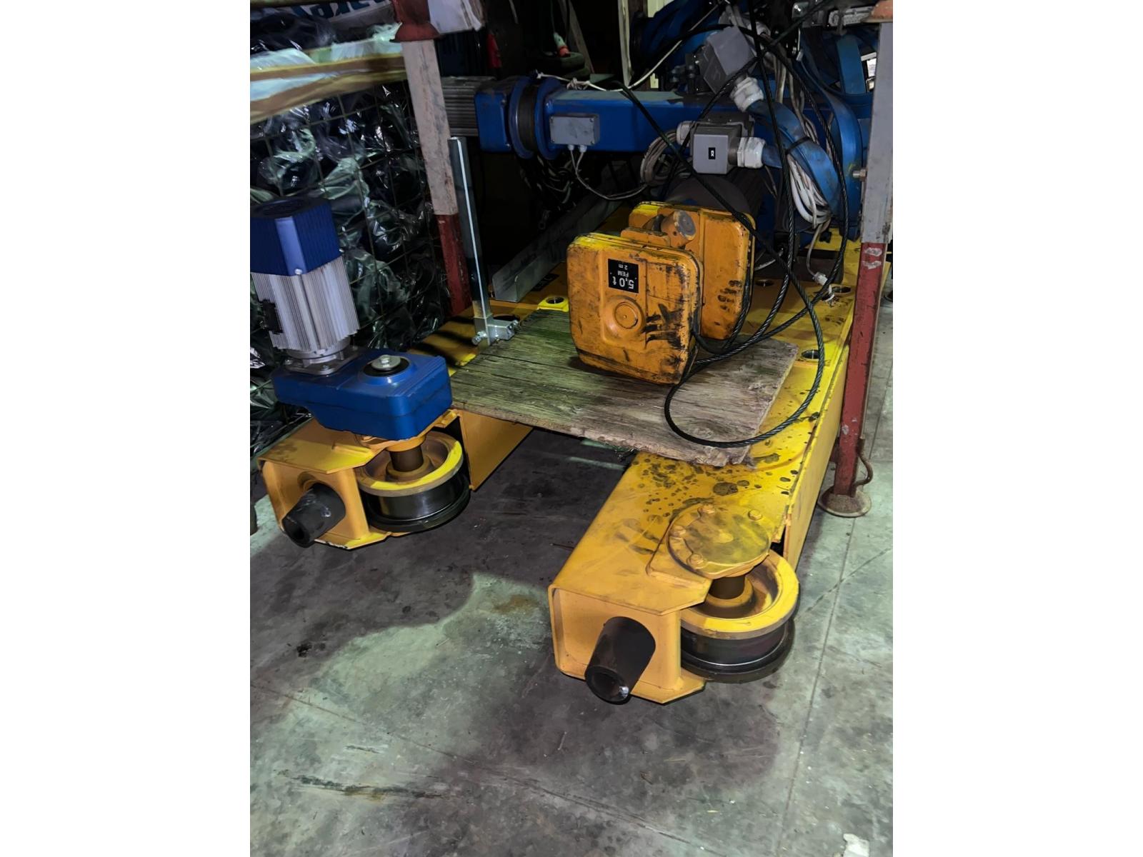 CARROPONTE BITRAVE OMIS 5 TON DA 20000 MM(GIALLO)