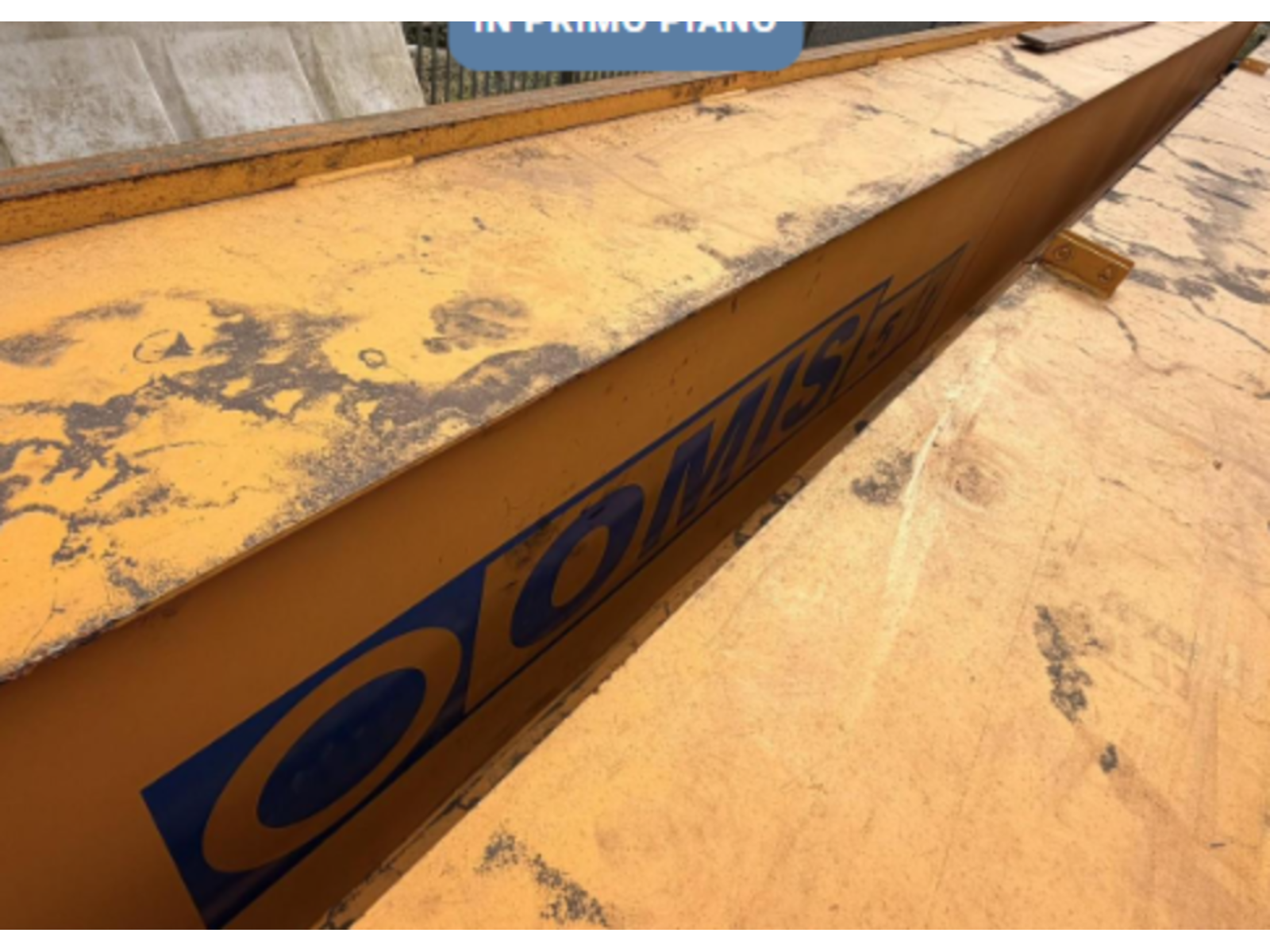 CARROPONTE BITRAVE OMIS 5 TON DA 20000 MM(GIALLO)