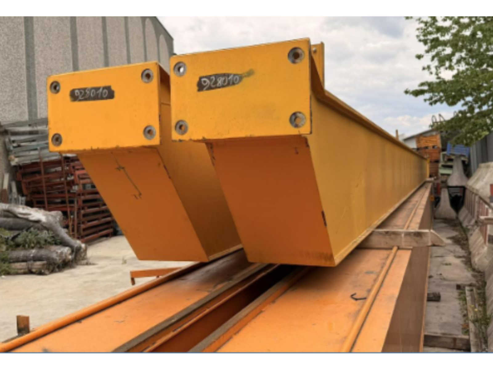 CARROPONTE BITRAVE OMIS 5 TON DA 20000 MM(GIALLO)