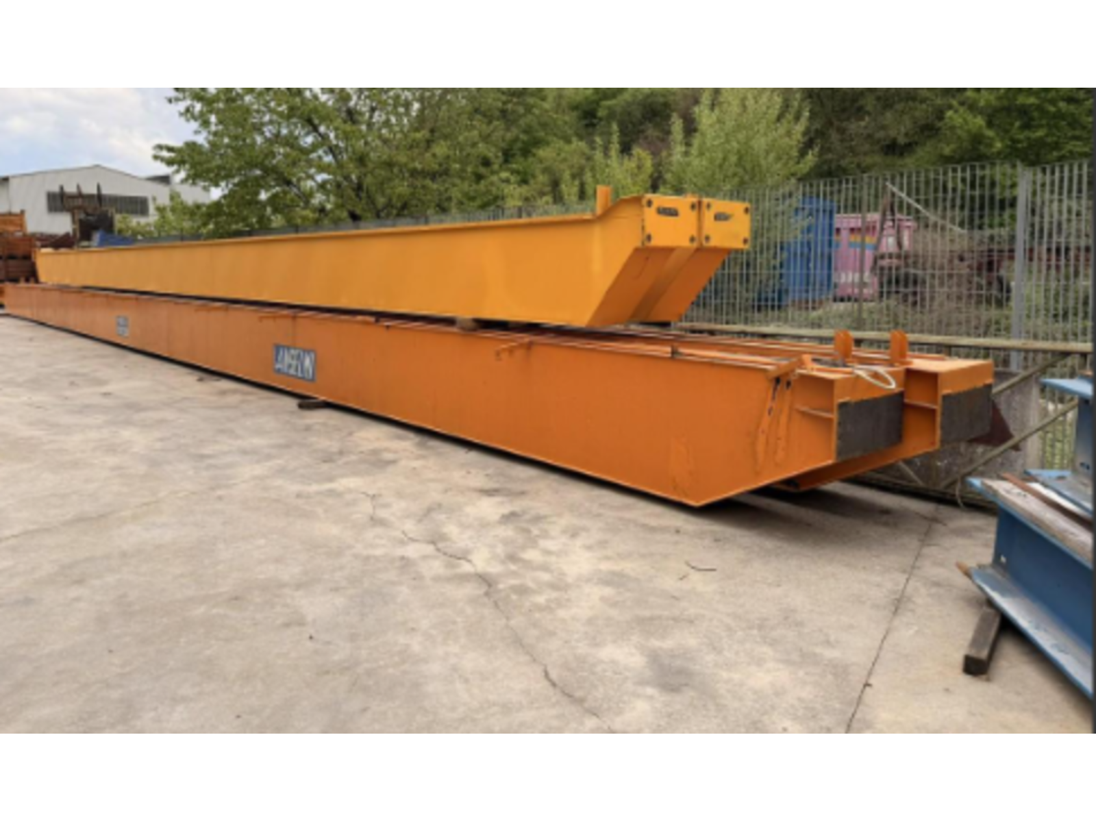 CARROPONTE BITRAVE OMIS 5 TON DA 20000 MM(GIALLO)