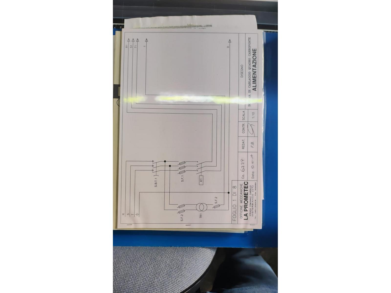 CARROPONTE BITRAVE LA PROMOTEC 25 TON SCARTAMENTO 16300 MM