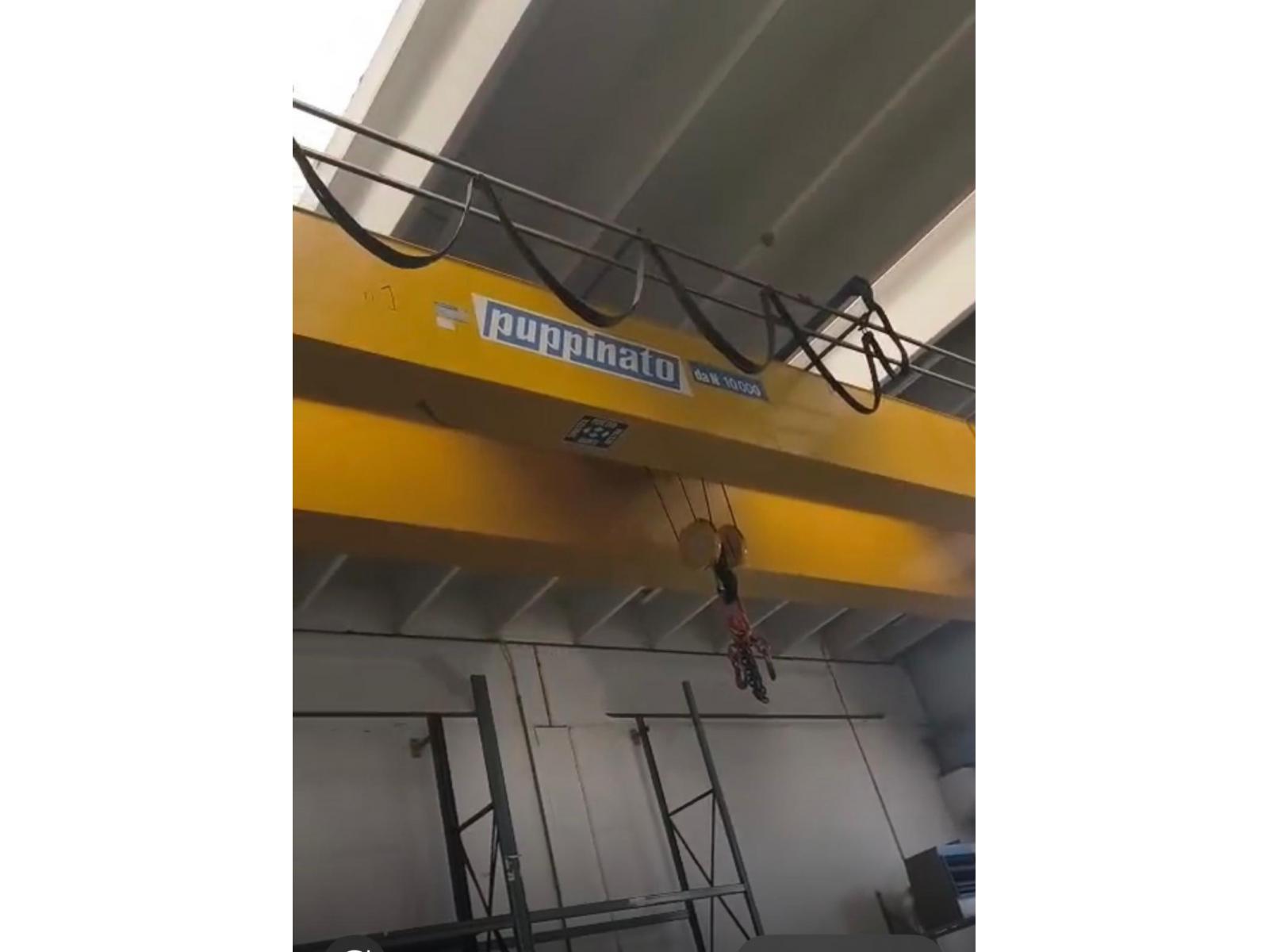 CARROPONTE BITRAVE PUPPINATO SCARTAMENTO 22 METRI 10 TON