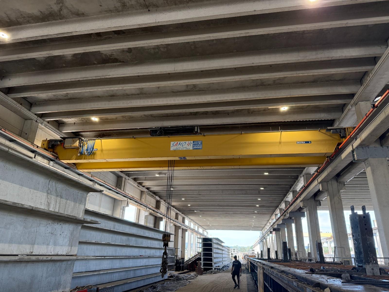 CARROPONTE BITRAVE SAMO 35 TON SCARTAMENTO 15990 MM